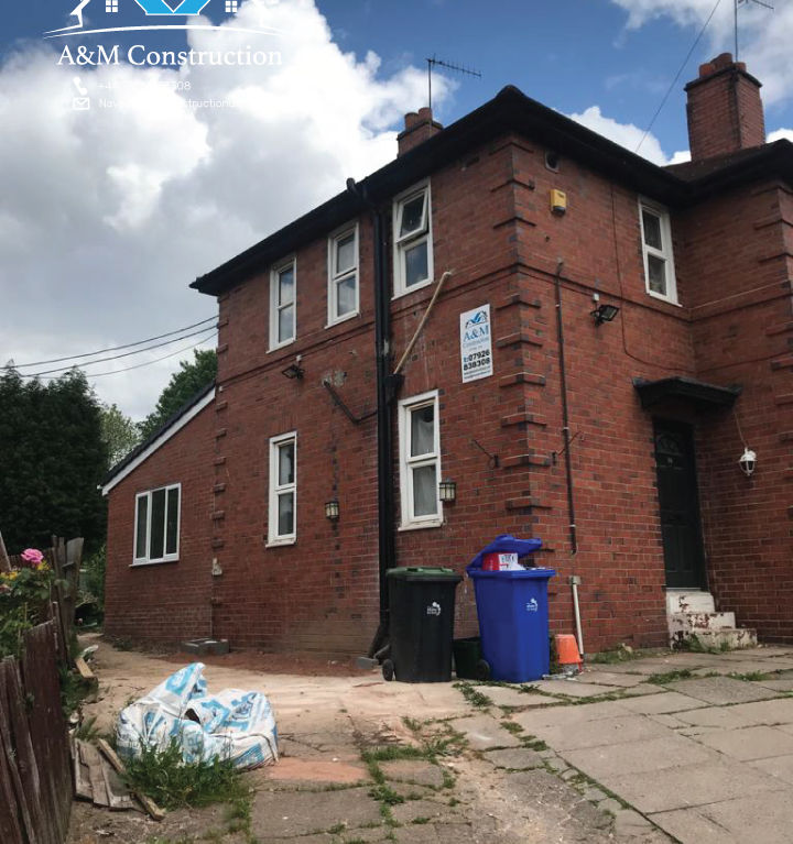 Singe Story Rear Extension,Kitchena and Bathroom at Keeling Drive Newcastle-Under-Lyme